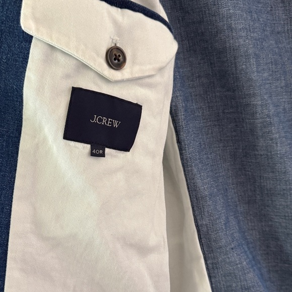 J. Crew Blue Denim Blazer - Picture 5 of 9